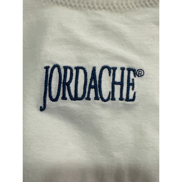 VTG Jordache Women's White Crop Top Blue Gingham Trimmed Accents Casual - Picture 2 of 6